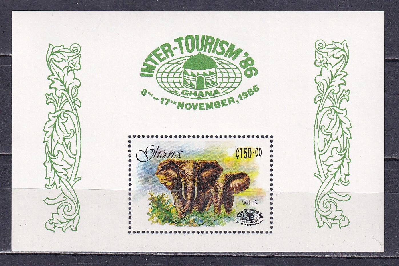 Ghana, Blok 124, 1986r., stan **, A3905