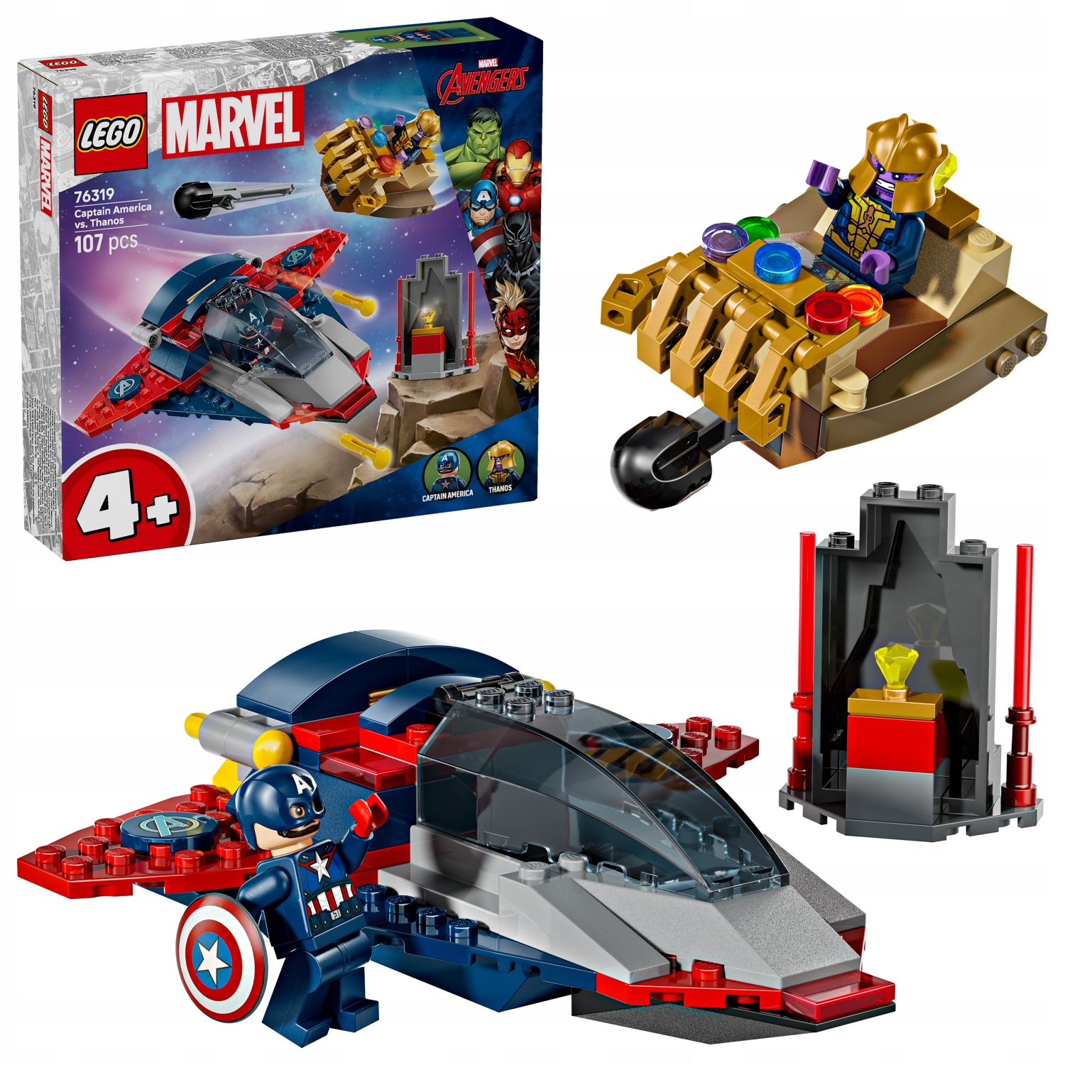 Lego Marvel 76319 Kapitán Amerika vs. Thanos