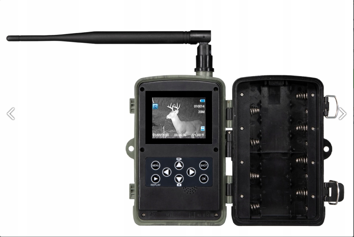 KAMERA NA BATERIE FOTOPUŁAPKA 20MPX MMS SMS E-MAIL