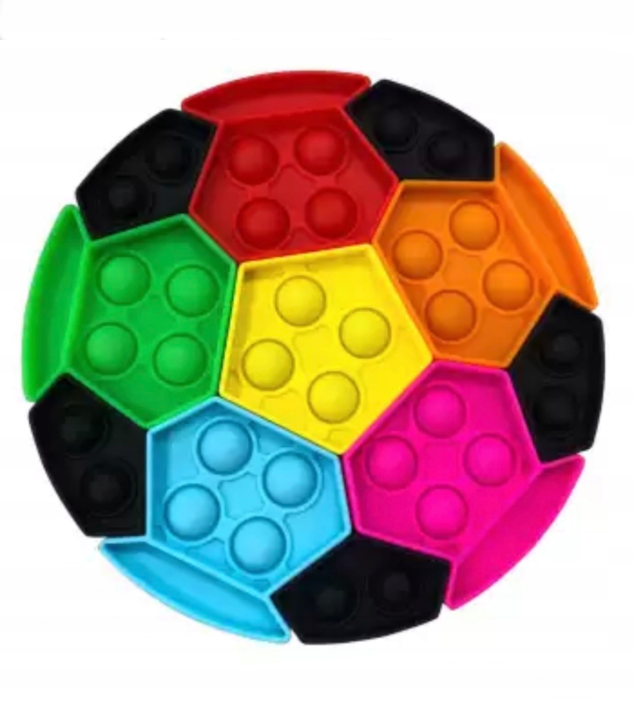 POP IT ZABAWKA ANTYSTRESOWA KOLOROWA PIŁKA NOŻNA