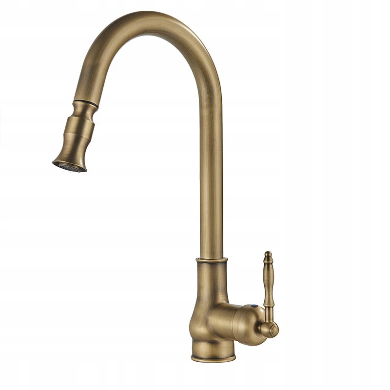 Kuchynská batéria Old Retro Mosadz Ww Staré zlato