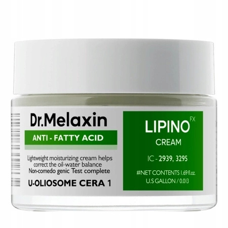 Dr.Melaxin Lipino Cream Lehký hydratační krém pro pleť s akné