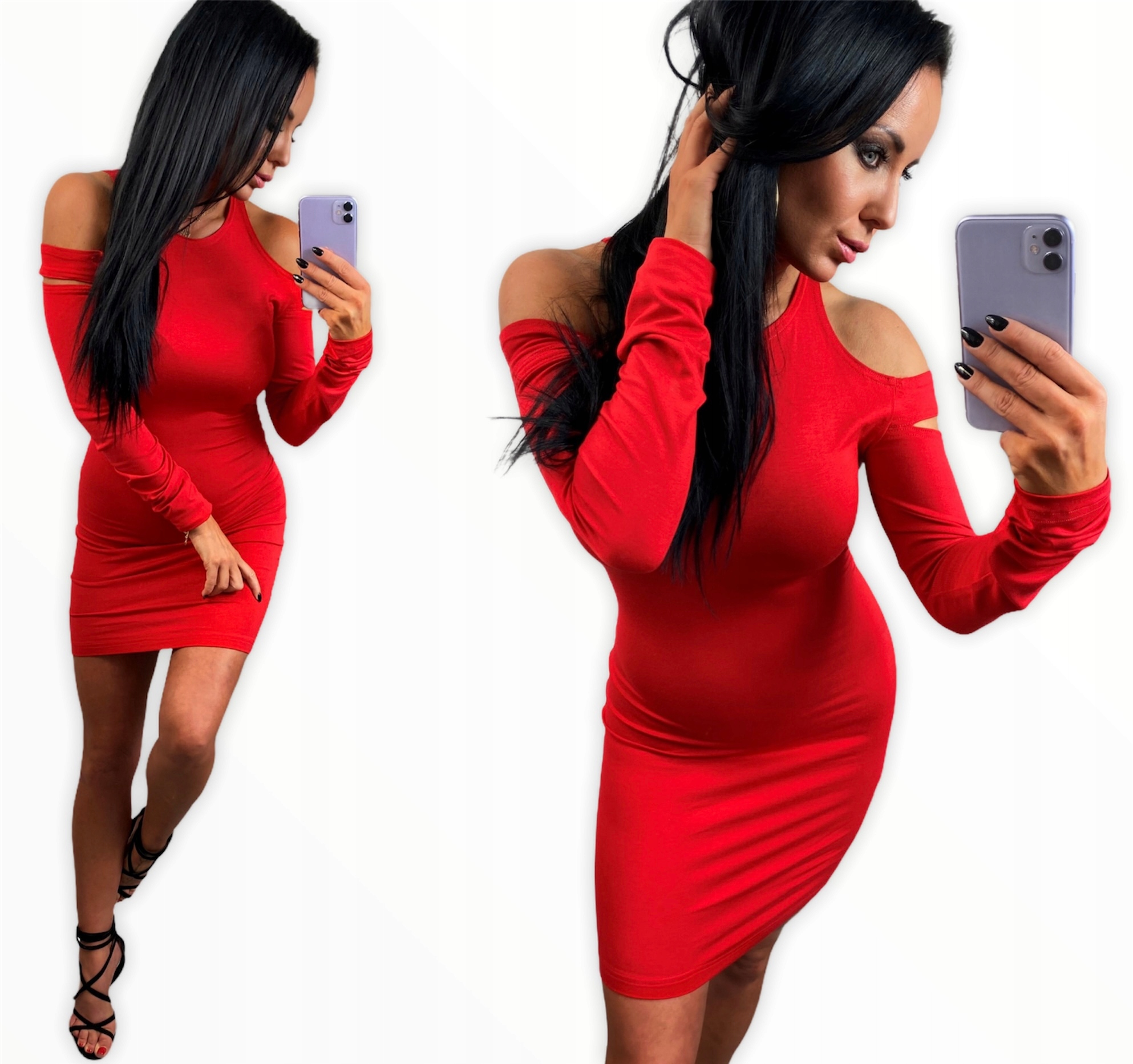 

LipMar seksowna sukienka odkryte ramiona mini L 40