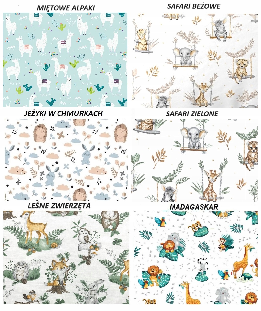 LaMinia 2-EL.POŚCIEL DO ŁÓŻECZKA 100x160 + 50x60 DUŻO WZORÓW atest Marka LaMinia