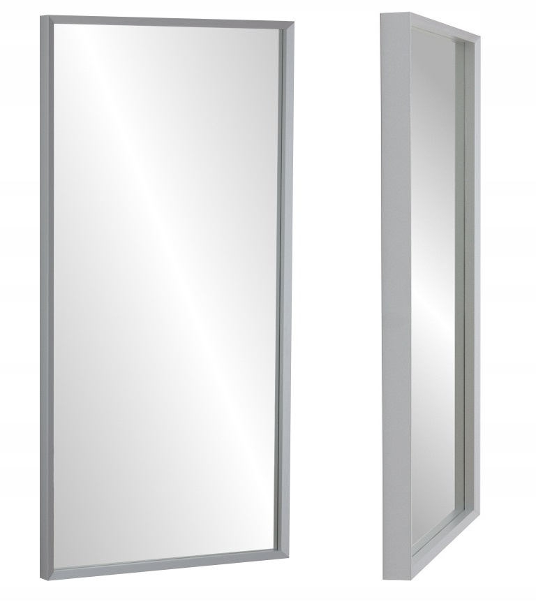 

Lustro 140x60 wąska Kasetonowa rama Premium Alu