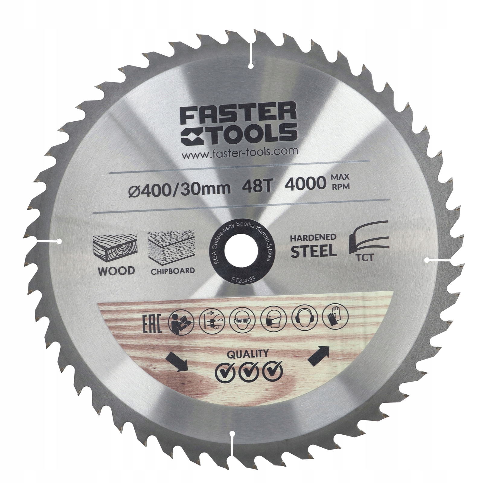 Faster Tools Vidiový kotouč 400 x 30 48 2,5 2,2