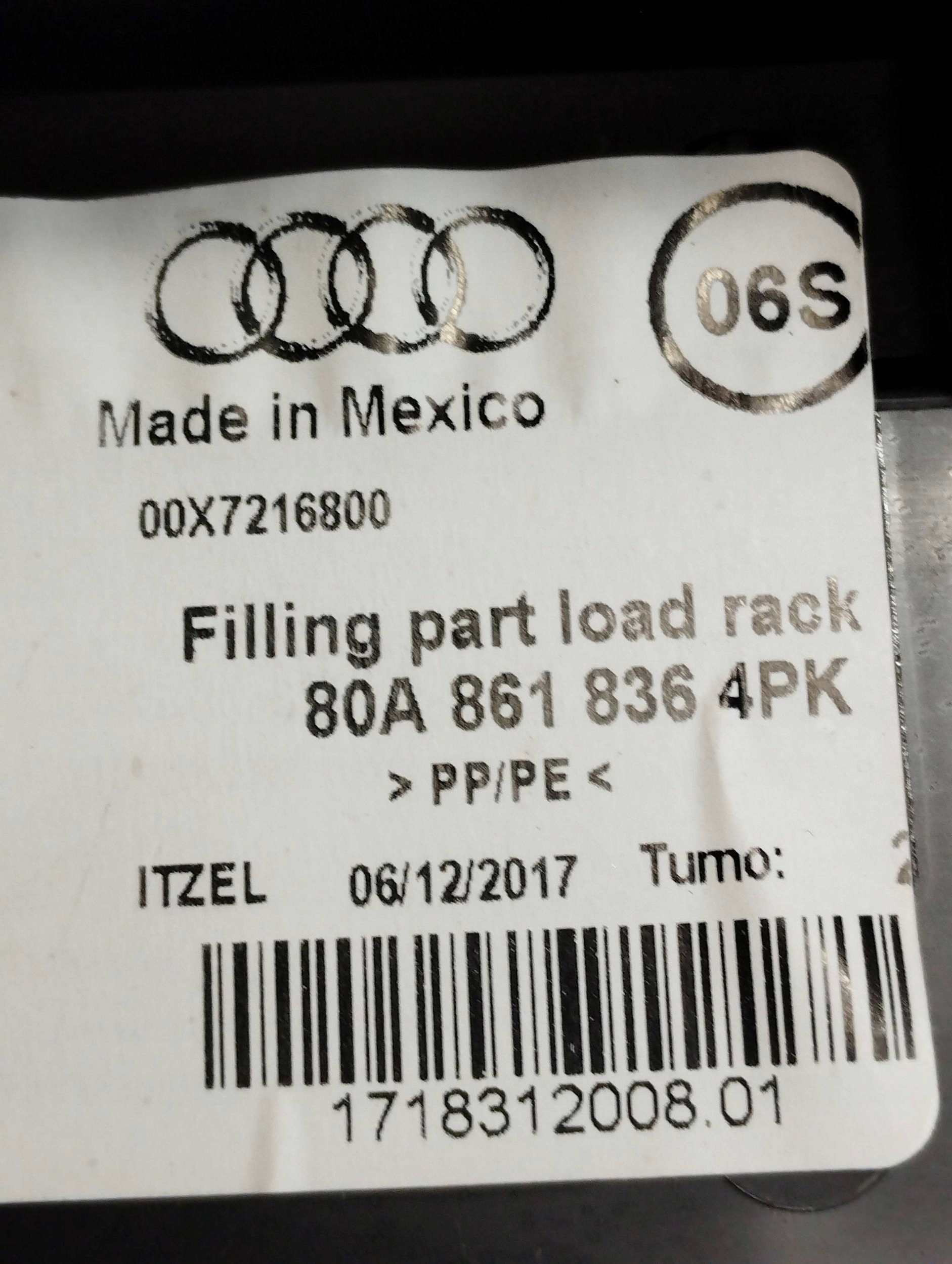 Audi Q5 80A Leiste Schutzleiste Blende Abdeckung 80A861836
