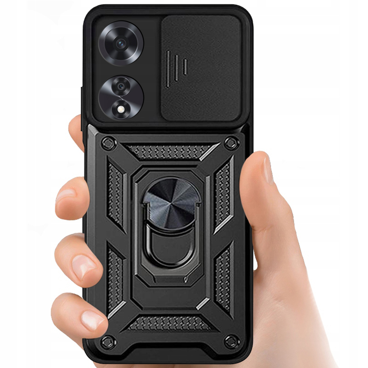 Etui do Oppo A60 4G | CAMSHIELD RING | PANCERNE | WYTRZYMAŁE