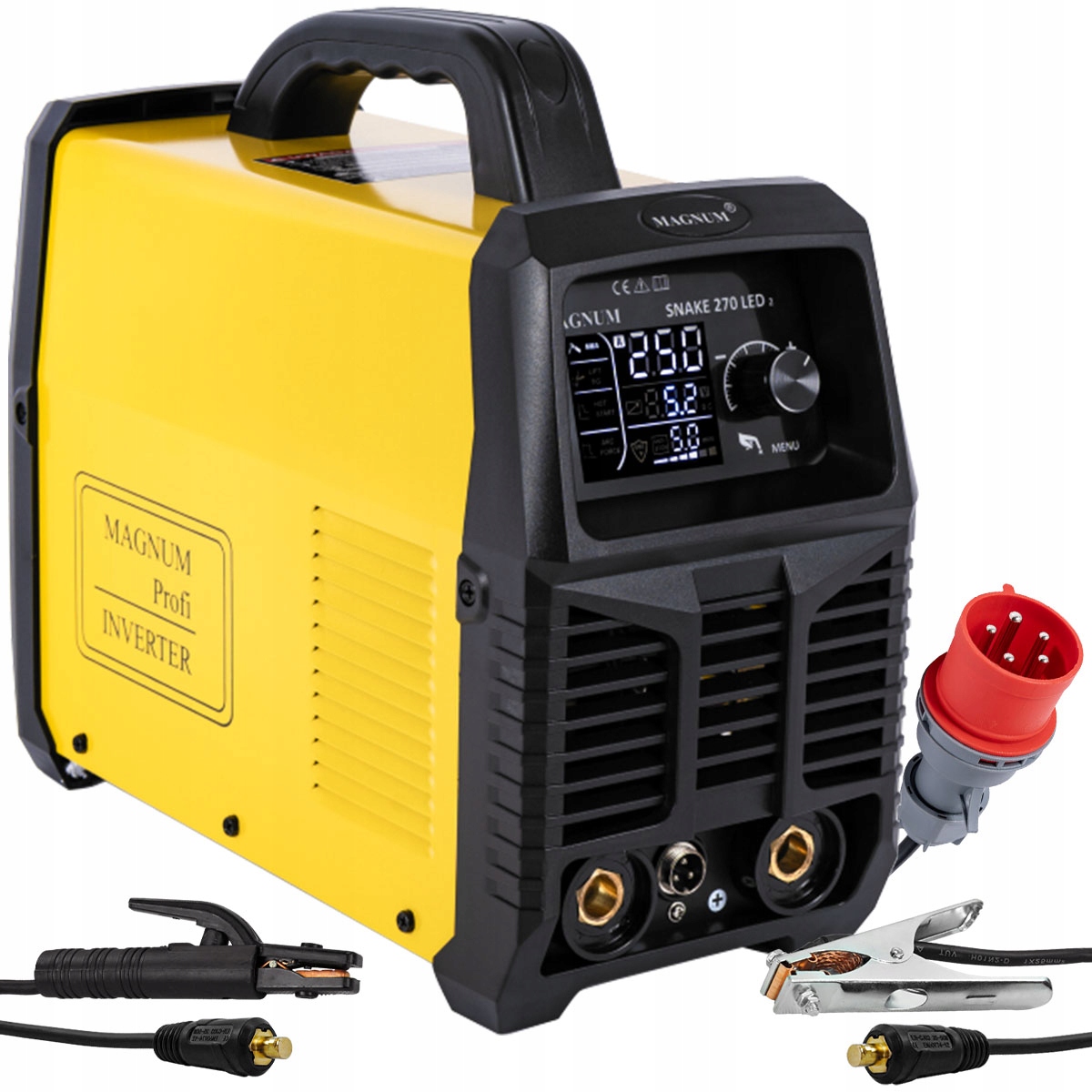Spawarka Mma elektrodowa 400V Magnum Snake 270 Led inwerter 250A