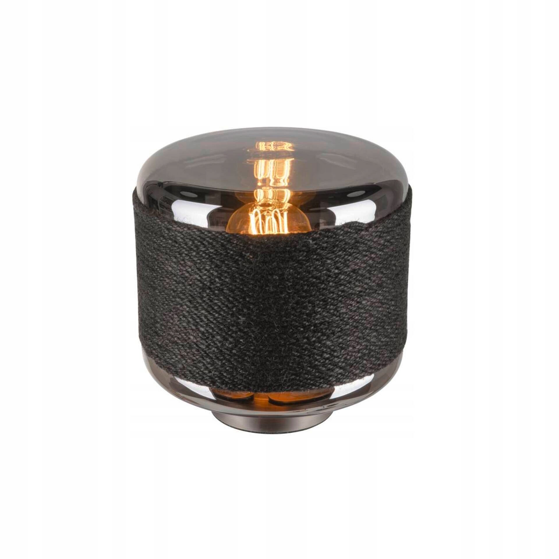 Stolné svietidlo Slv Pantilo Rope 19 E27 strieborná dymová 15W