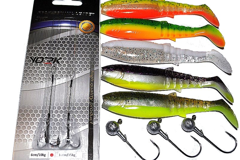 Savage Gear Cannibal 5SZT 12,5CM Pełny Zestaw Główki Dozbrojki