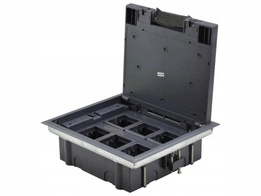 Podlahová krabice (floorbox) 6M (45x45) nastavitelná hloubka PP005