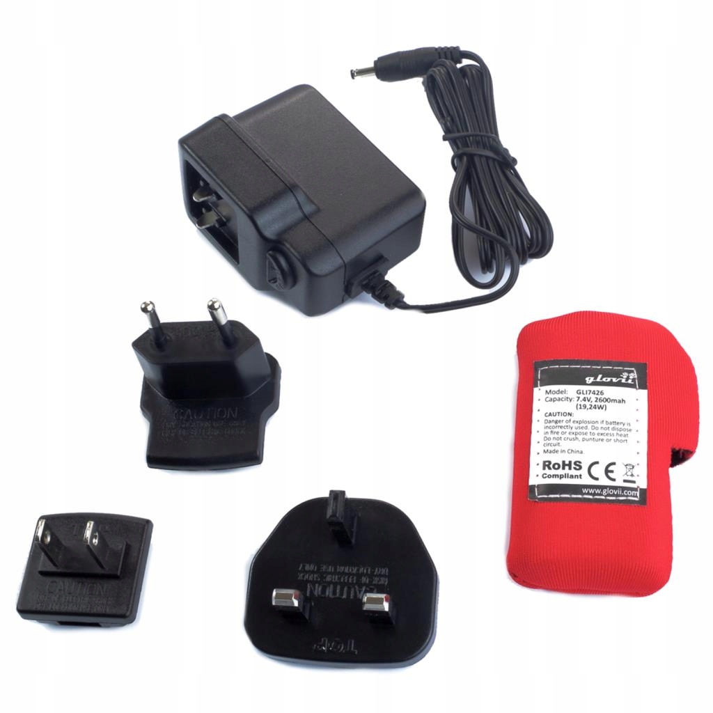 Ogrzewana bluza koszulka termoaktywna Glovii - XL Materiał dominujący Poliester