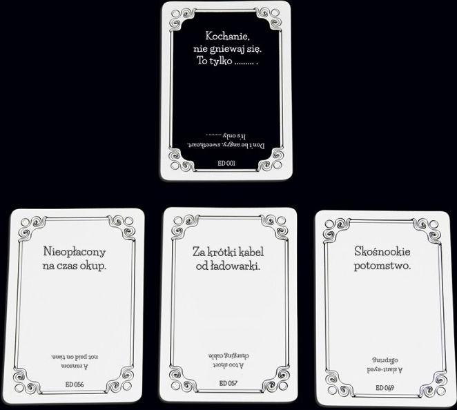 Karty Dżentelmenów. Epizod 2 Minimalna liczba graczy 3