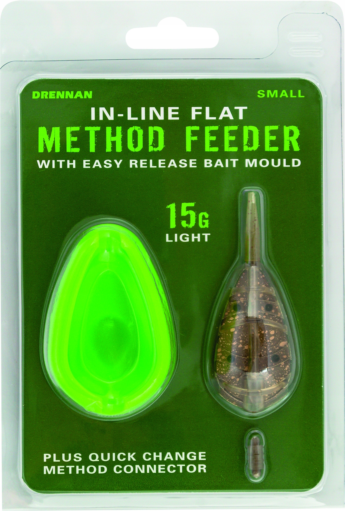 Drennan In-line Flat Method Feeder Small 15g