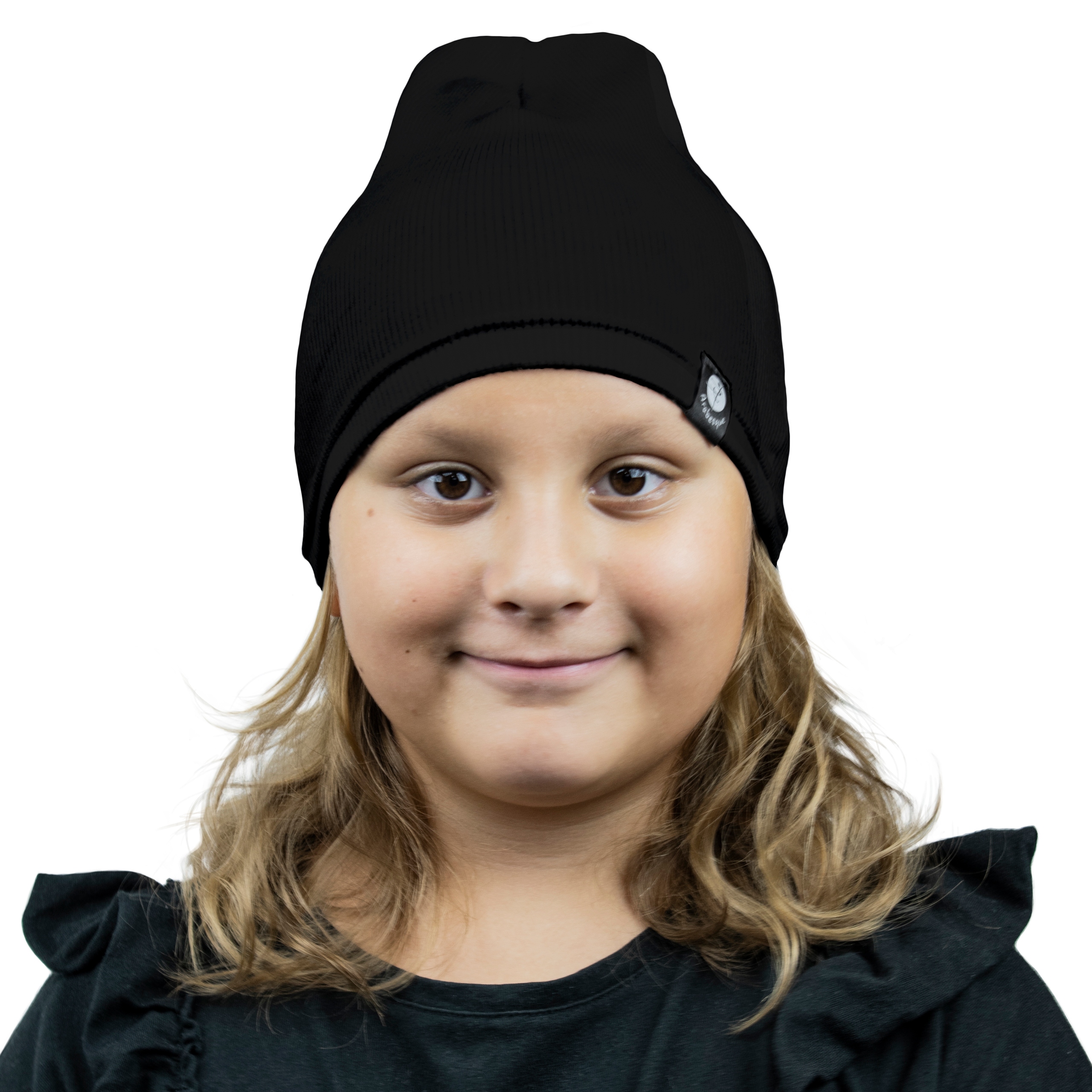 

Dziecięca Czapka Smerfetka Jesień 46-52 CM Czarna