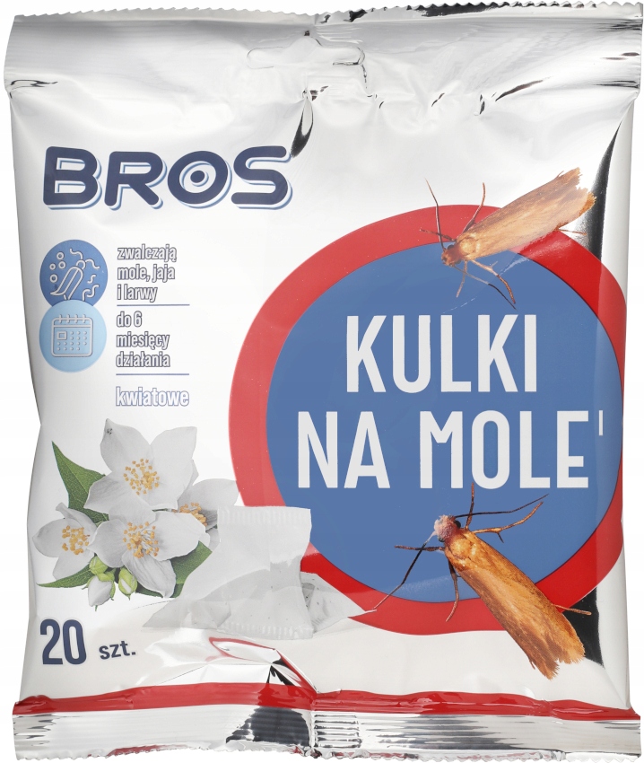 

Bros Kulki Na Mole Kwiatowe 20 szt Szafy Garderoby