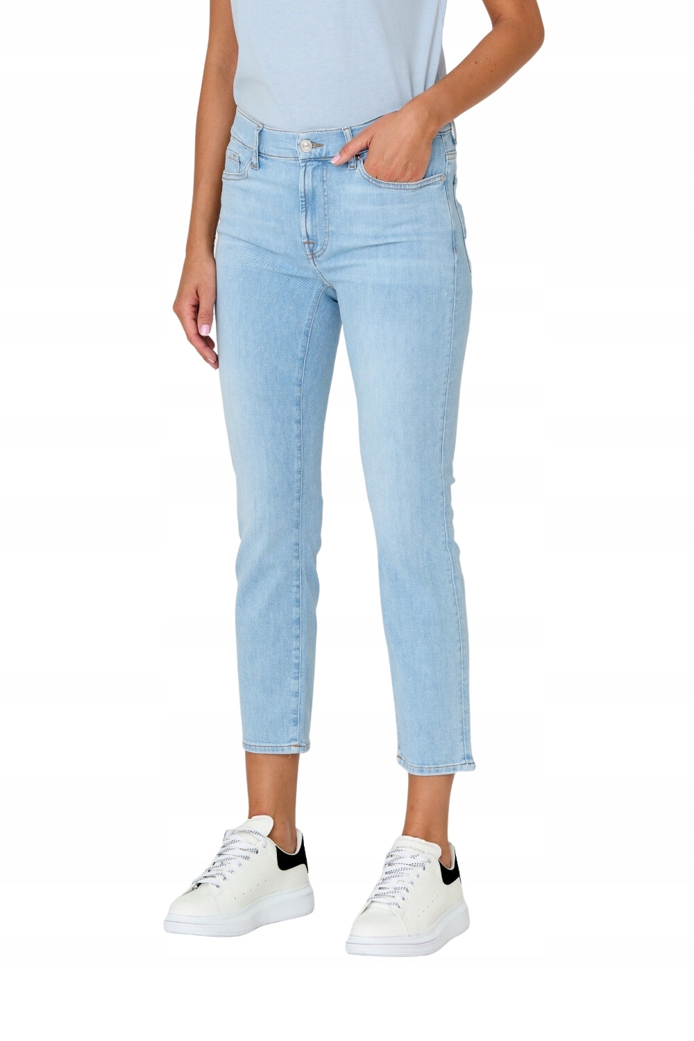 7 For All Mankind Světlé dámské džíny Wind Catcher 26