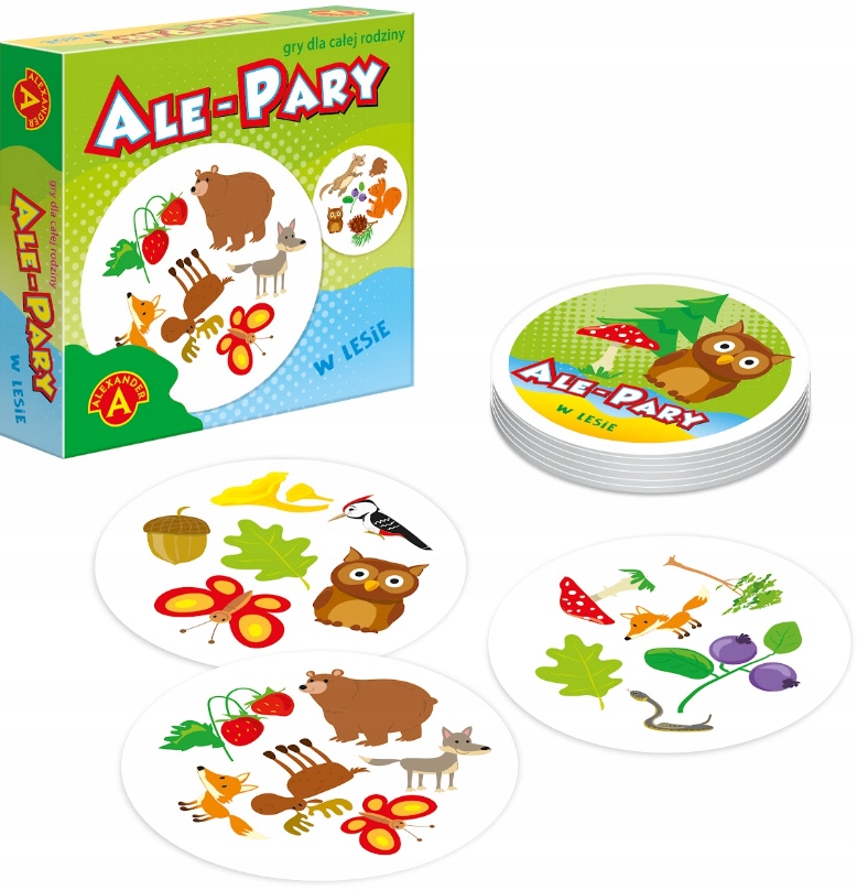

Gra Karciana Ale Pary W Lesie Zwierzęta Rośliny 4+