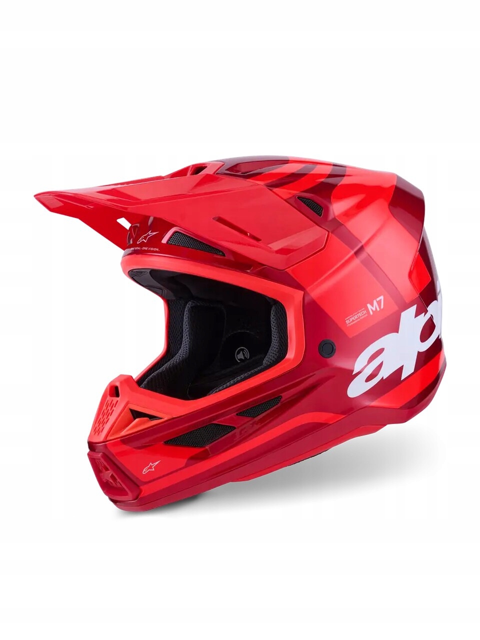 Prilba Alpinestars S-M7 Core red L