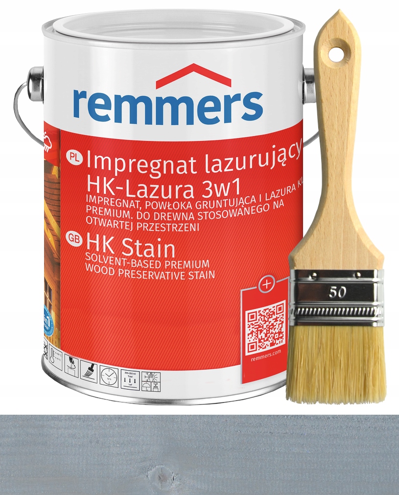 

Remmers Hk-lasur lazura do drewna 2,5L Platynowy