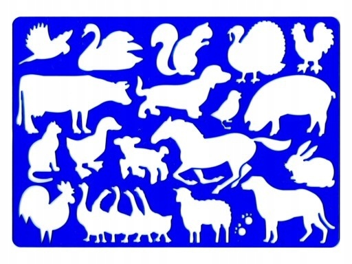 Koh-I-Noor Szablon dla dzieci do rysowania Farma Stan opakowania oryginalne