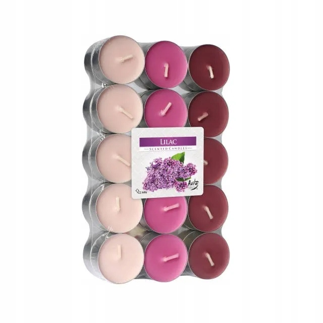 

Bispol Podgrzewacze świeczki tealight Bez, 30 szt