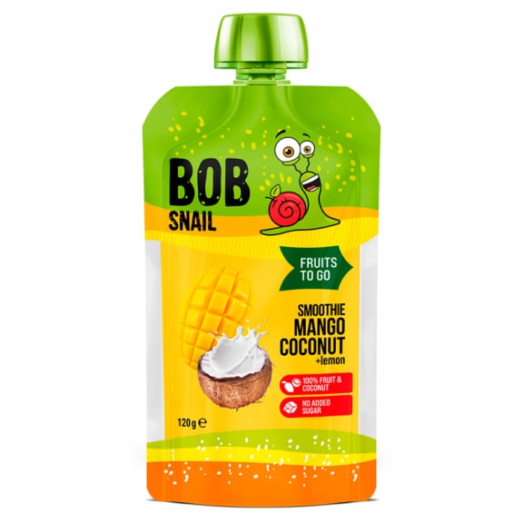 Levně Bobsnail Smoothie mango kokos citron bez přidaného cukru
