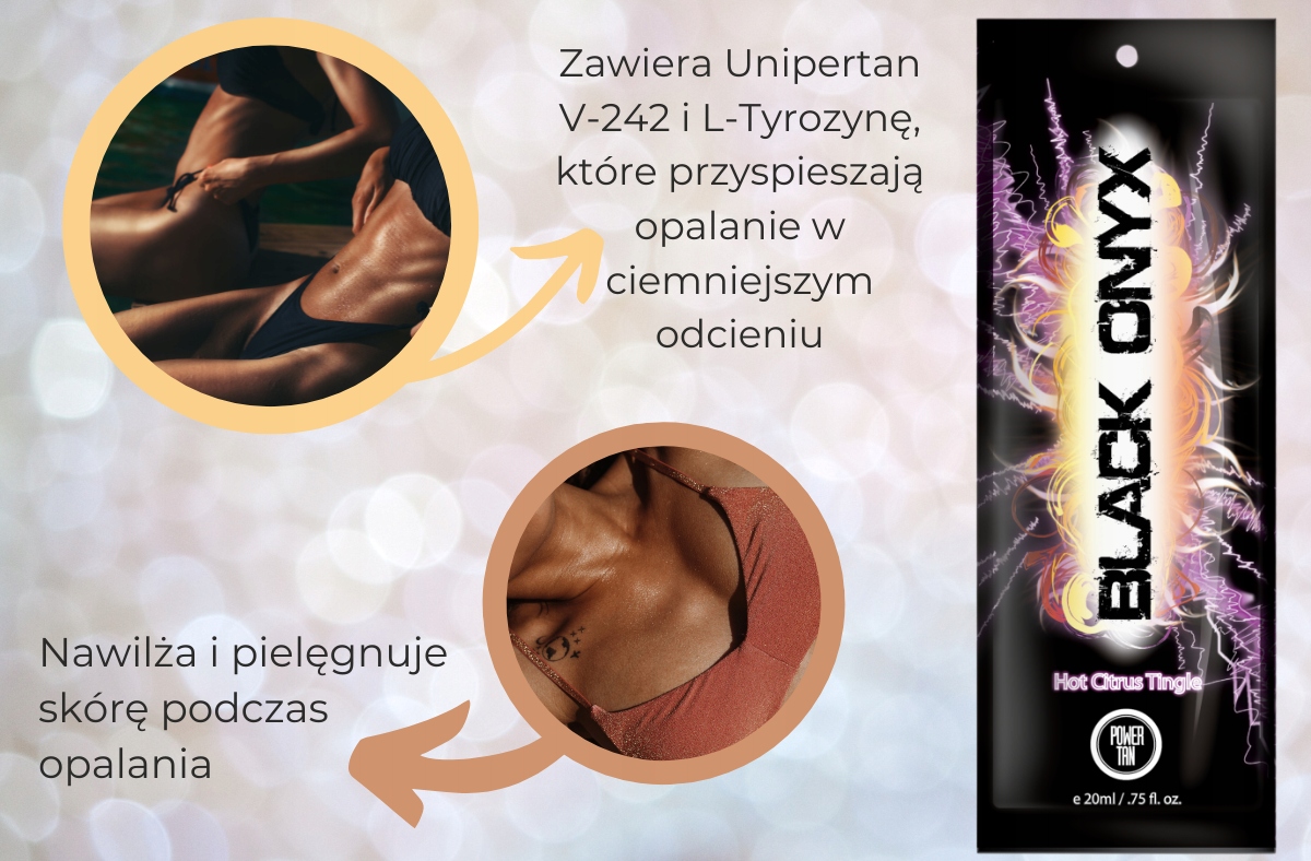 Power Tan Black Onyx Hot Citrus Tingle 20ml Rodzaj balsam