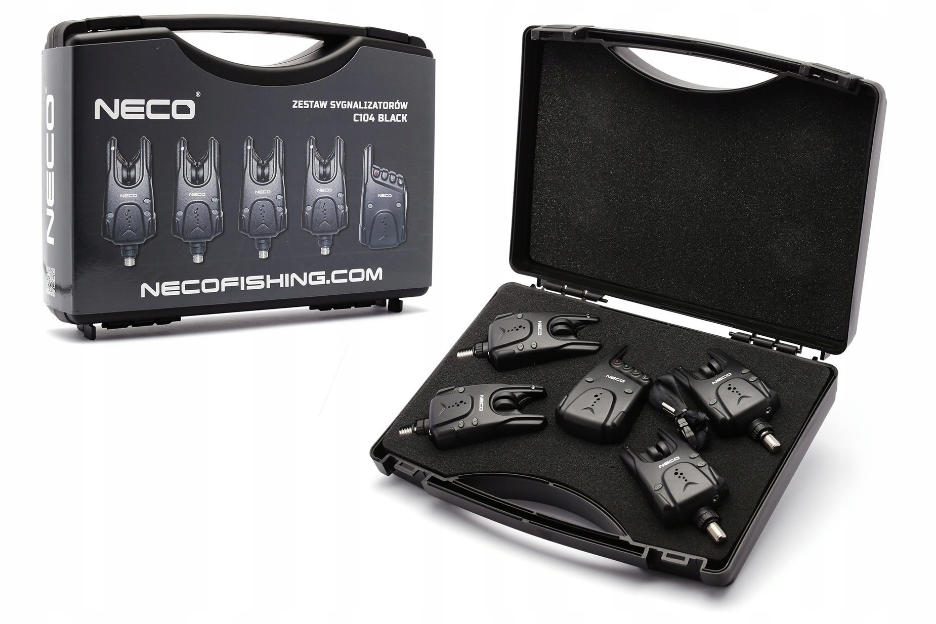 ZESTAW SYGNALIZATORÓW Z CENTRALKĄ C104 4+1 Model C104