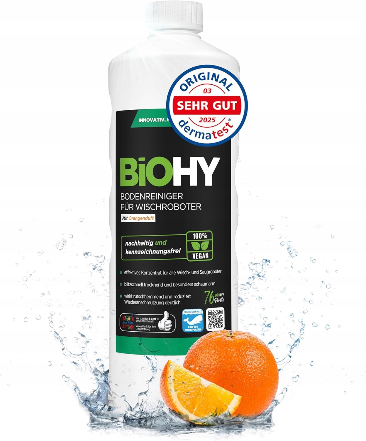 BiOHY ECO ŚRODEK DO CZYSZCZENIA DLA ROBOTÓW TINECO,ROBOROCK, DREAME itp. 1L