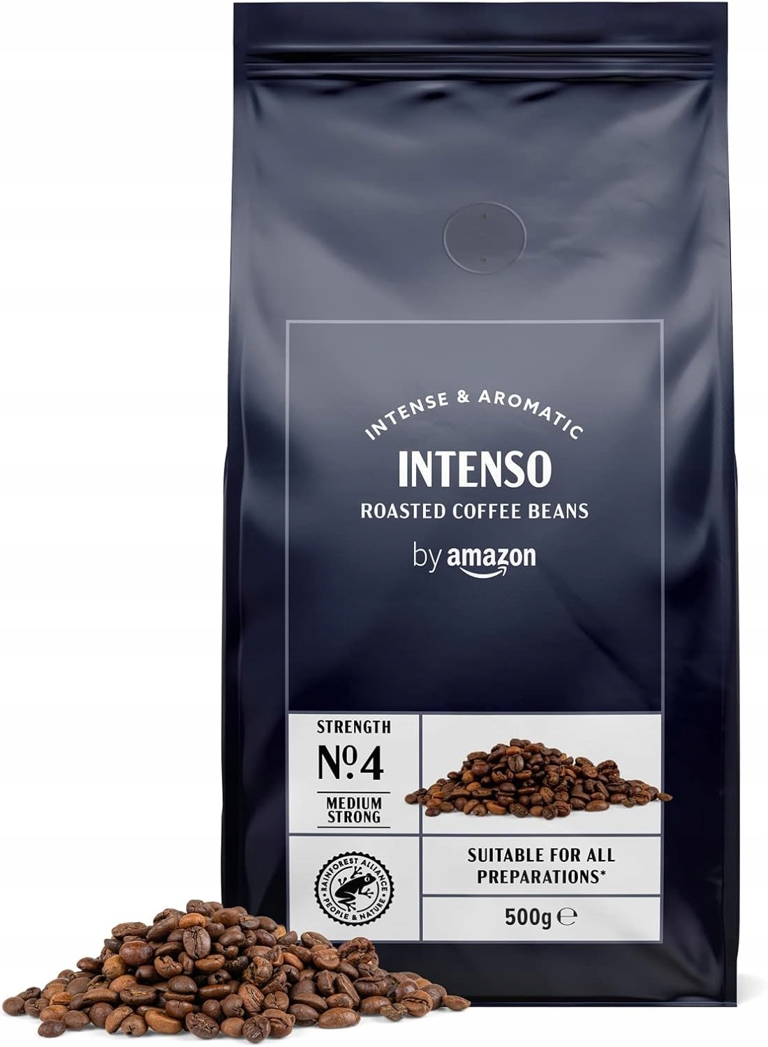 Kawa Ziarnista Intense&Aromatic Intenso by Amazon, 500 g