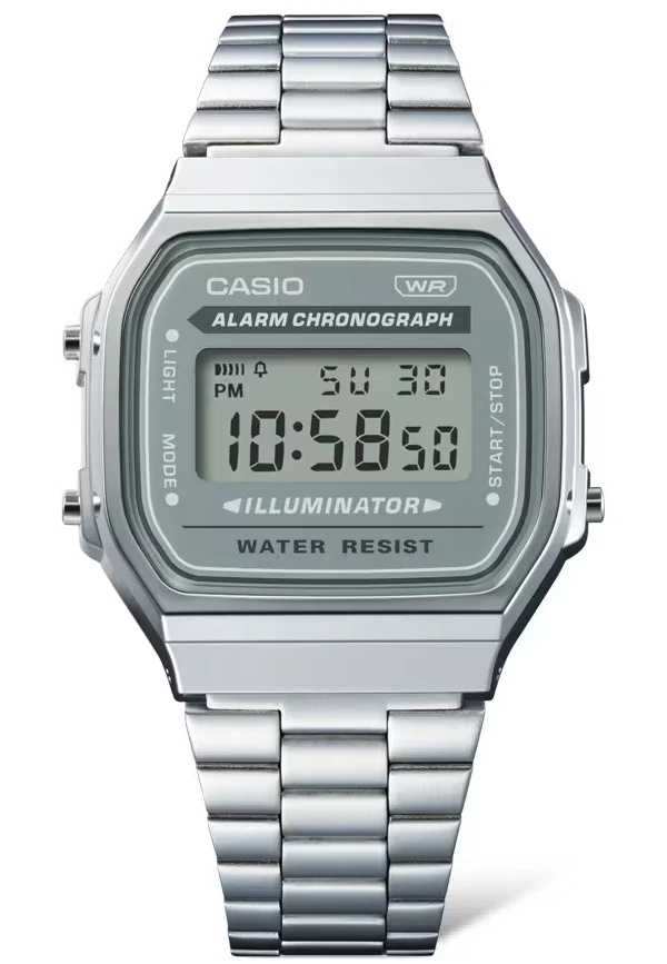 80. Let Casio Vintage A168WA Retro hodinky Gwar.3+3L Zibi Gravírování