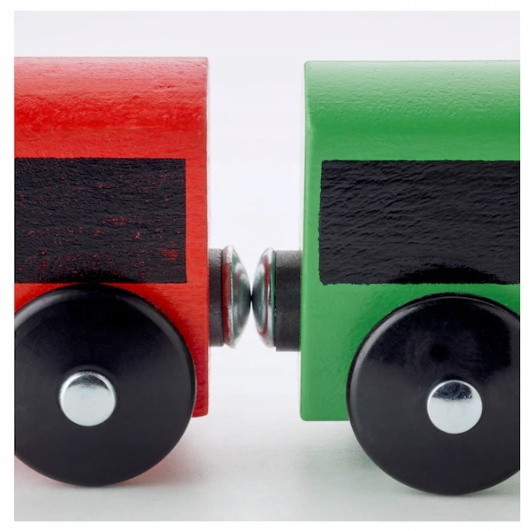 Drewniana kolejka most kolejowy tory szyny Ikea Lillabo 20 elementów Marka Ikea