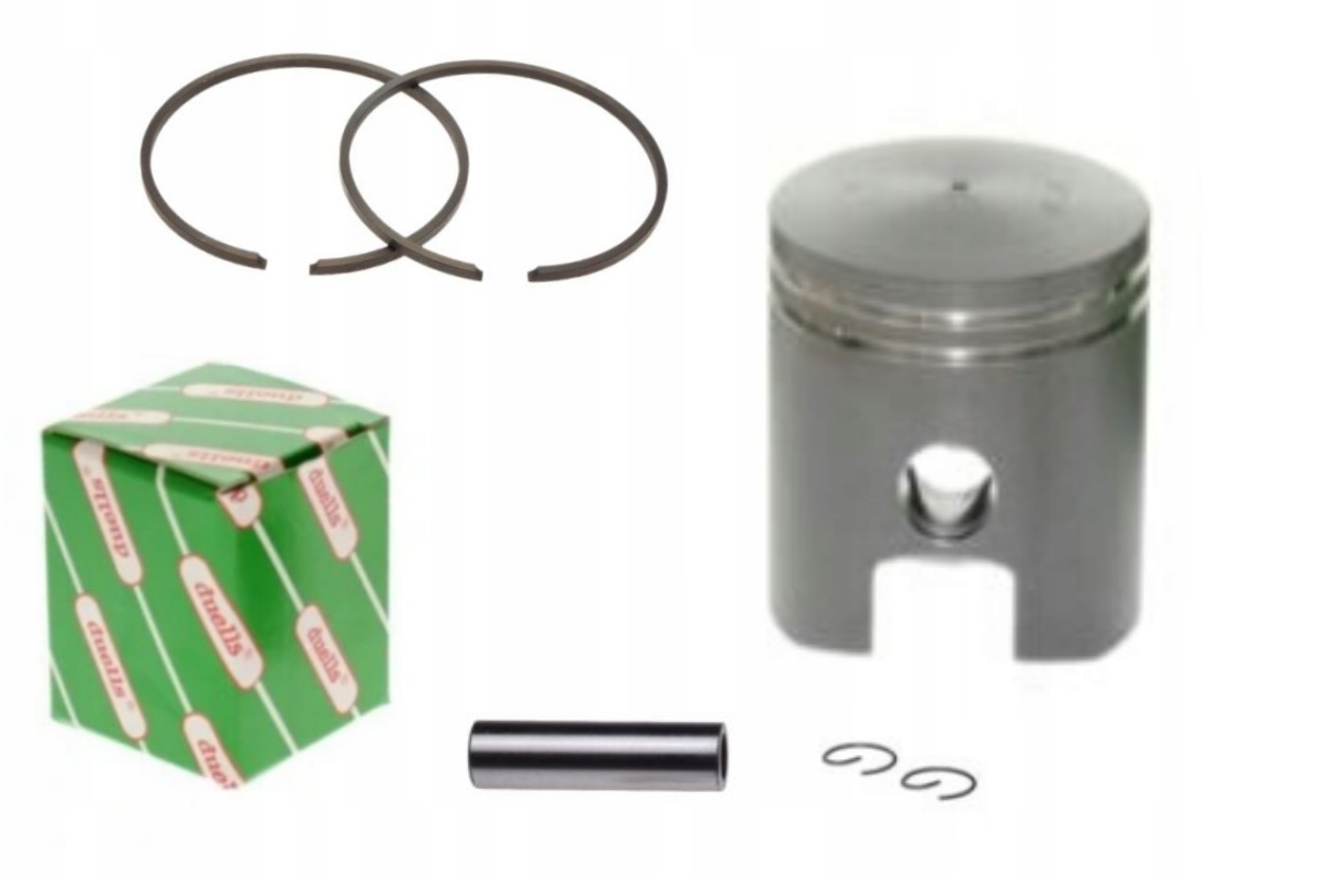 Nový Duells Píst Kroužky Čep Mz Ts 150 57.00 Eloxovaný