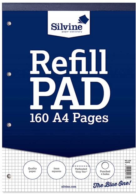 SILVINE160 A4 PAGES FRAMED TOP CARTRIDGE FOR SEG