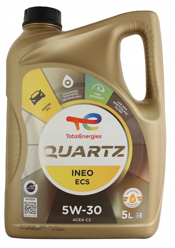 Olej silnikowy TotalEnergies Quartz Ineo Ecs 5W-30 C2 5L