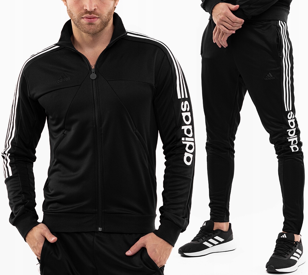 Teplákovka Pánský komplet adidas Sportovní tréninková Mikina Kalhoty Tiro vel S