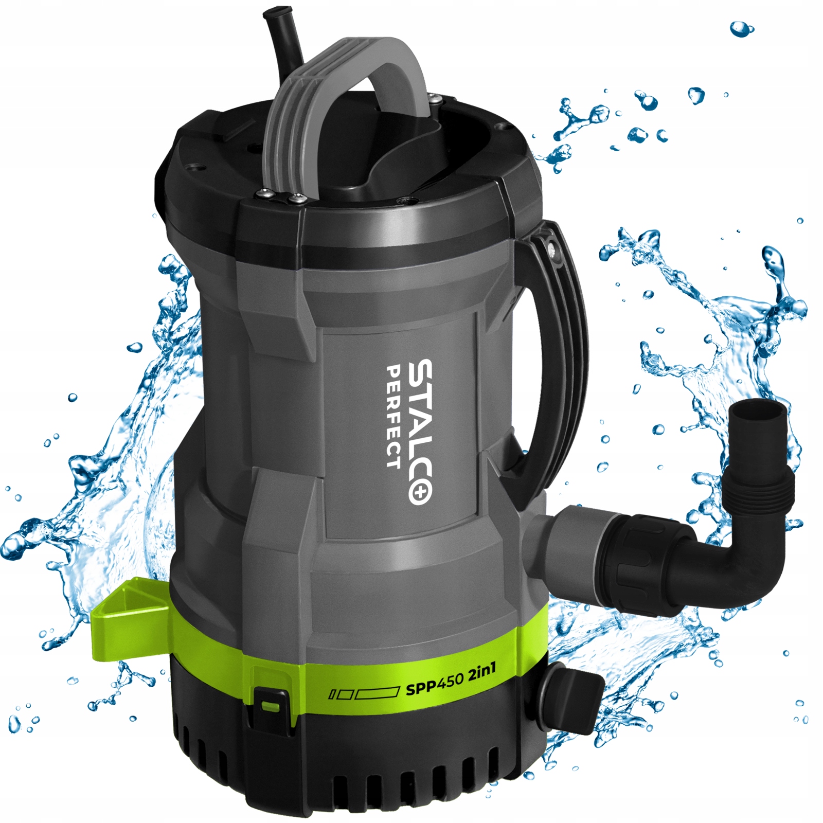 Záhradná Ponorná Pumpa Na Čistú Špinavú Vodu 2v1 450W SPP450 Stalco