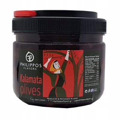 Olivy Kalamata colossal s kôstkou 500g