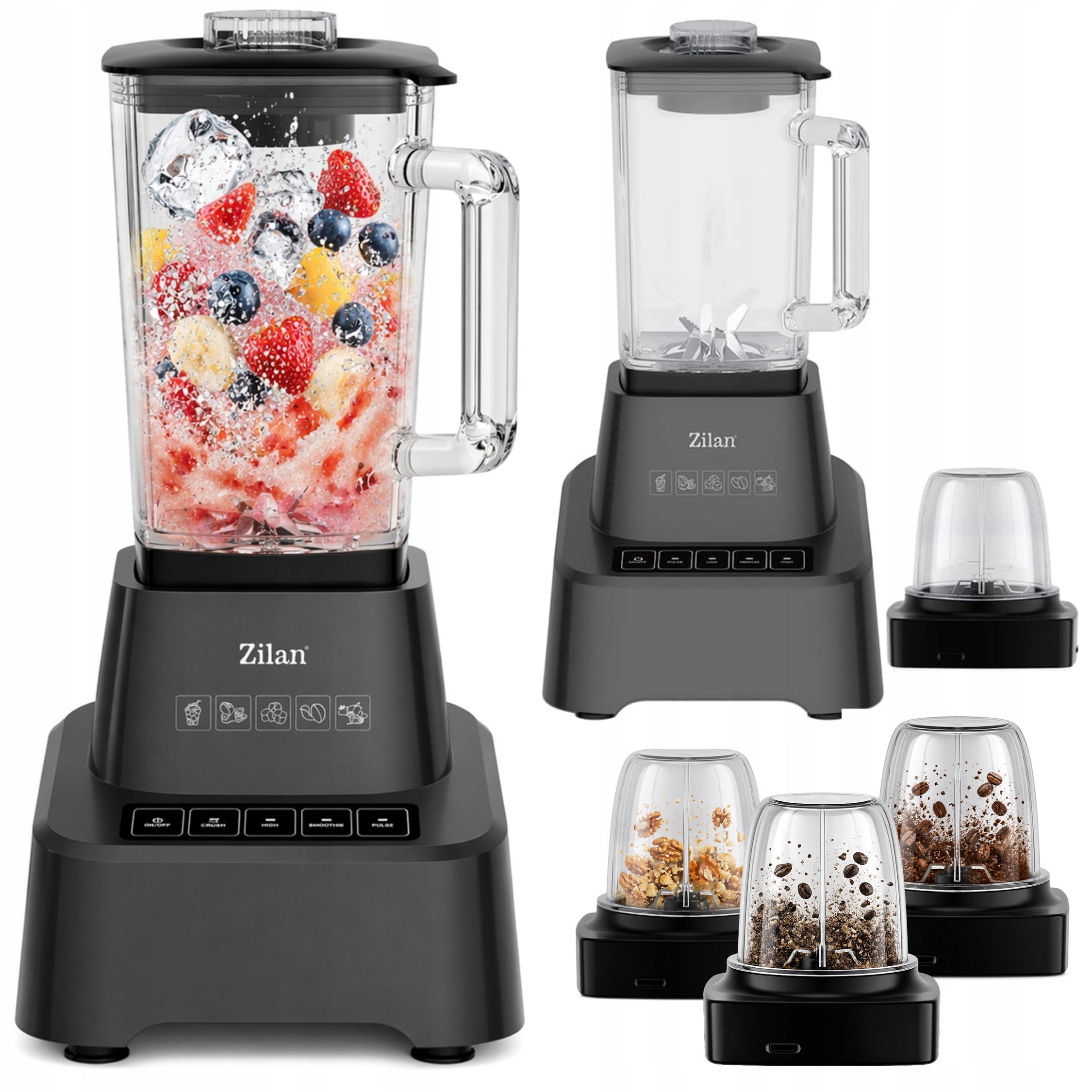 Kalichový Mixér Mlýnek Pulse Sklo 1,6L 1200W