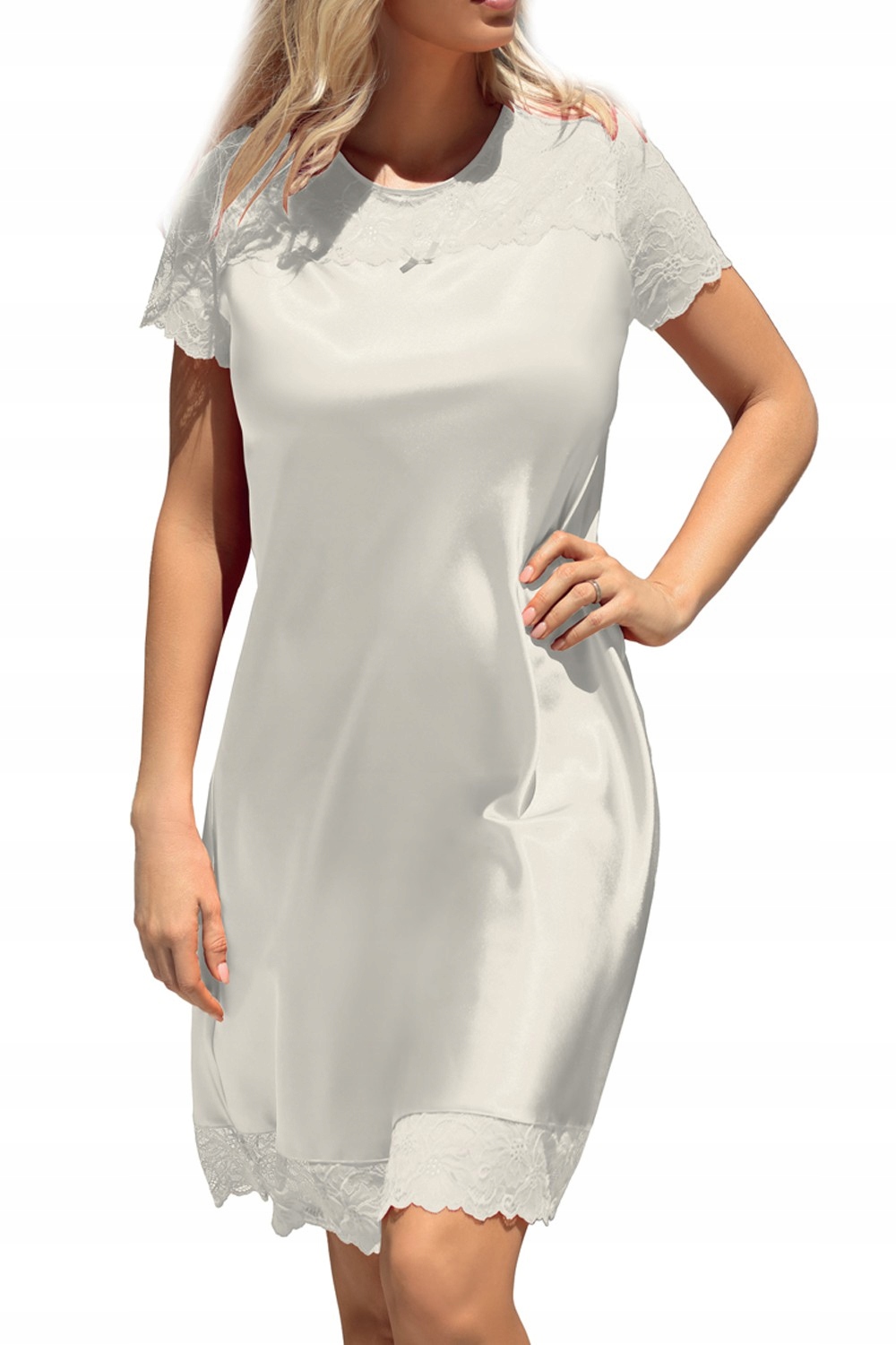 

Halka Louise 2XL, satyna Jasny Ecru