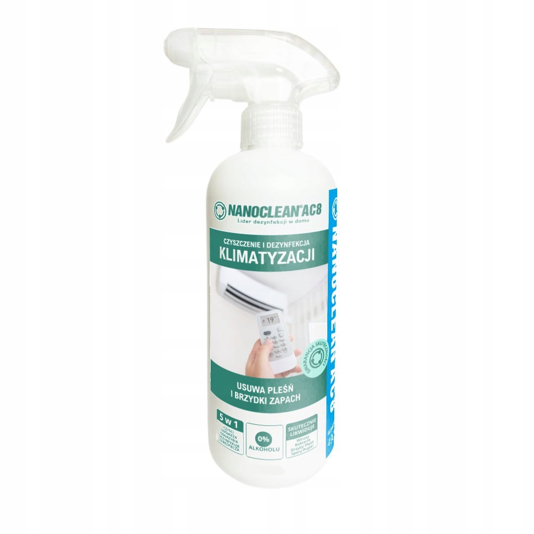 Levně Nanoclean AC8 Home pro odstraňování plísní a čištění Klimatizace 5v1 Atest Pzh