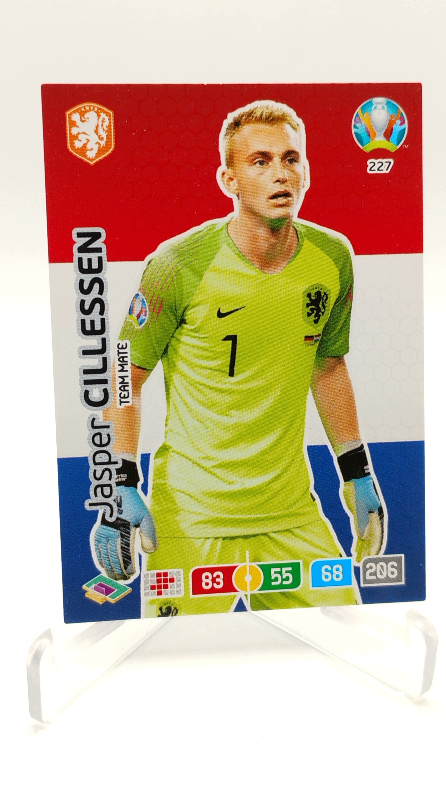 Panini Euro 2020 Team Mate 227 Jasper Cillessen Holandia