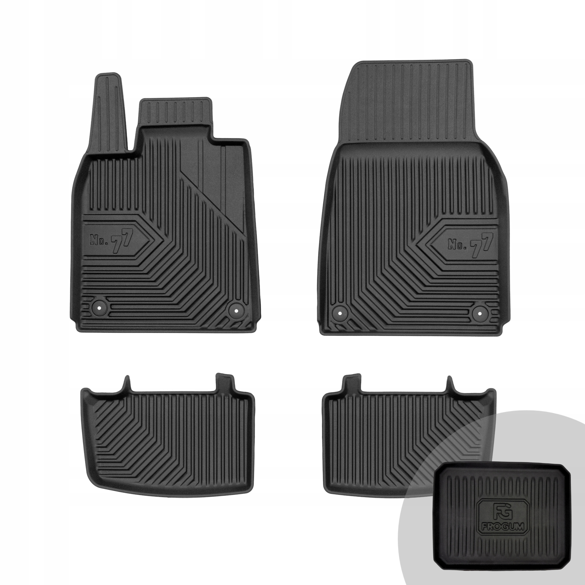 Frogum Koberce do auta pro Audi e-Tron Gt, pro Porsche Taycan