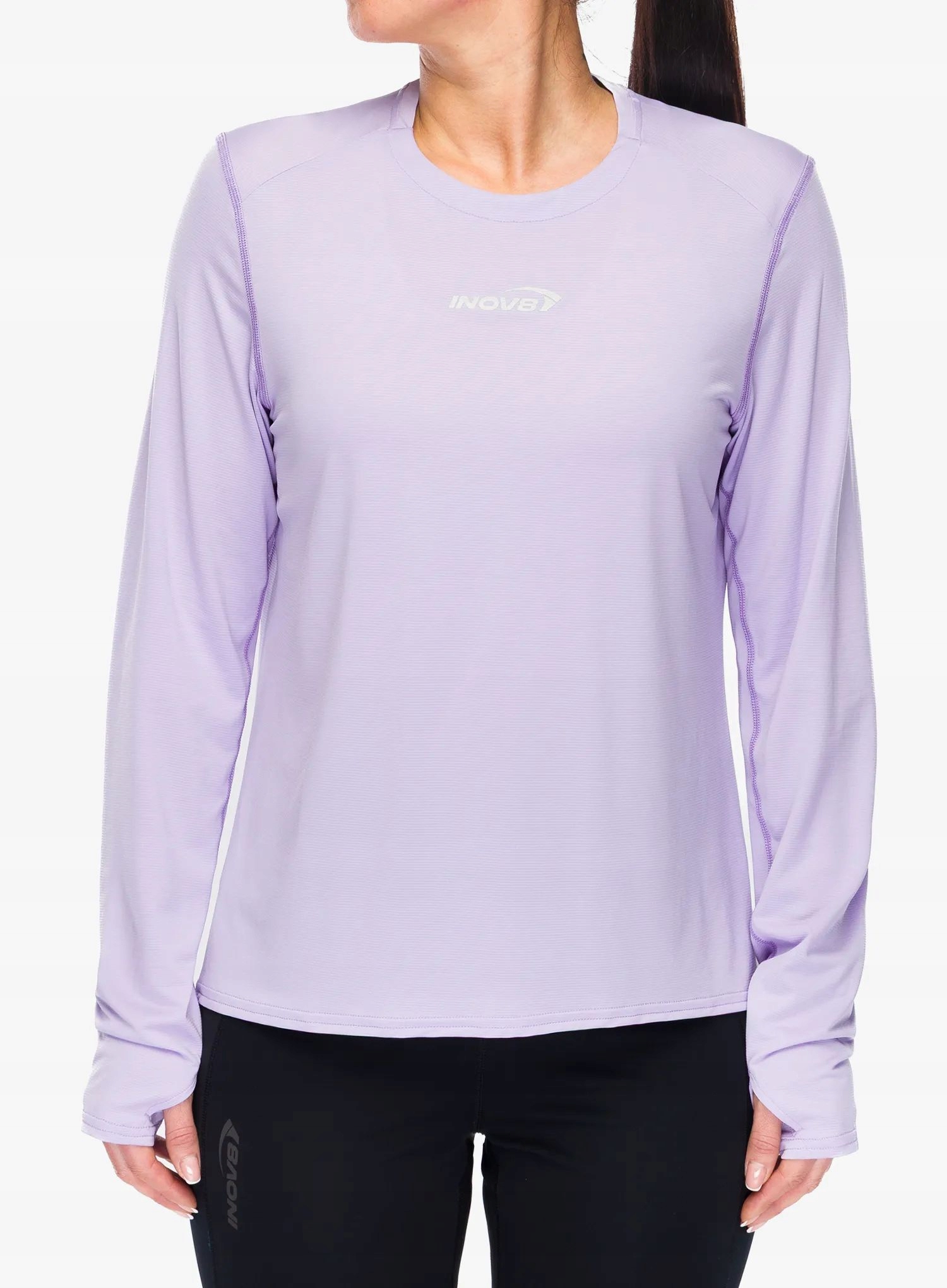 Dámská Mikina na běhání Inov-8 Airlite Ls T-Shirt fialová 40 (L)