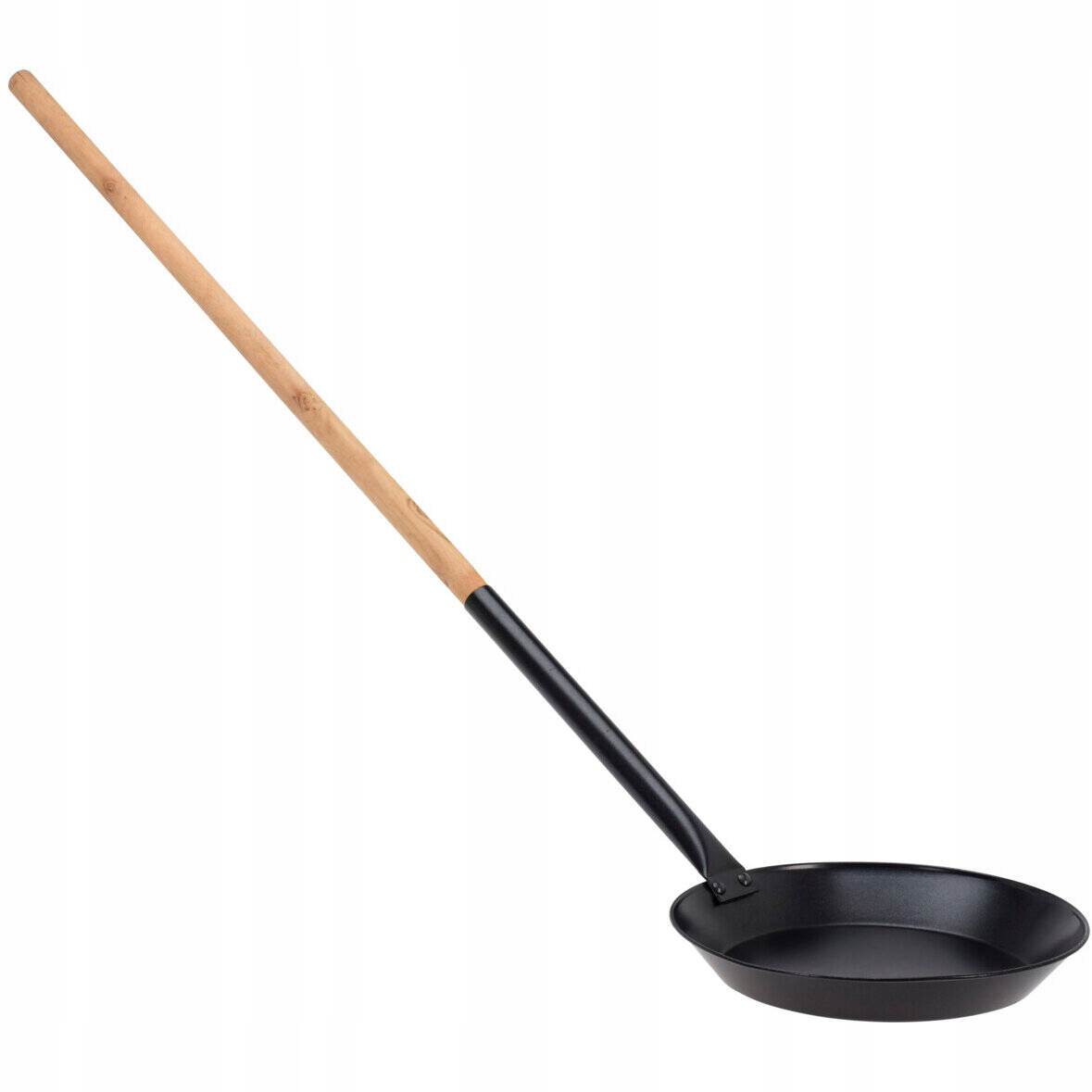 Patelnia Na Ognisko Okrągła Z Długą Rączką Do Grillowania Na Ognisku 96 cm