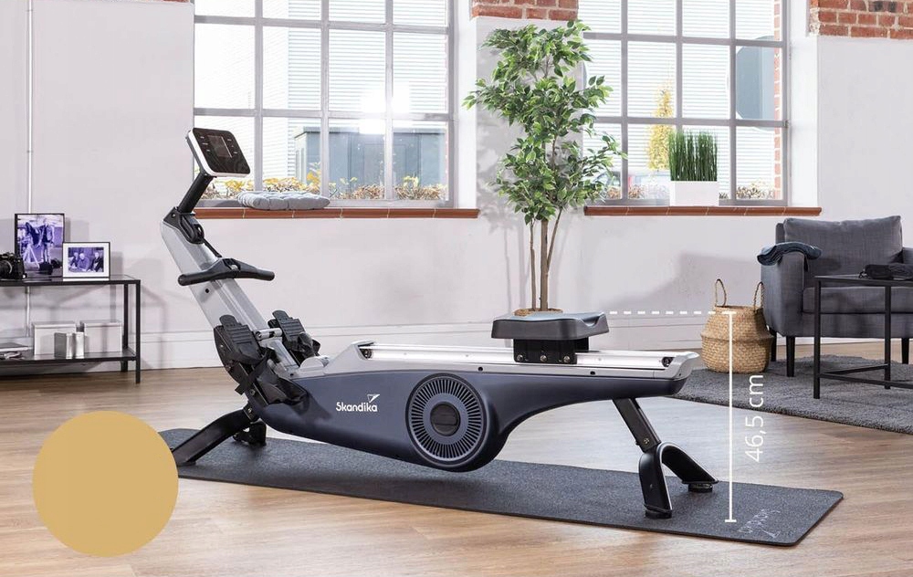 Wioślarz magnetyczny treningowy ergometr wioślarski Skandika Freki BT Smart Model Freki