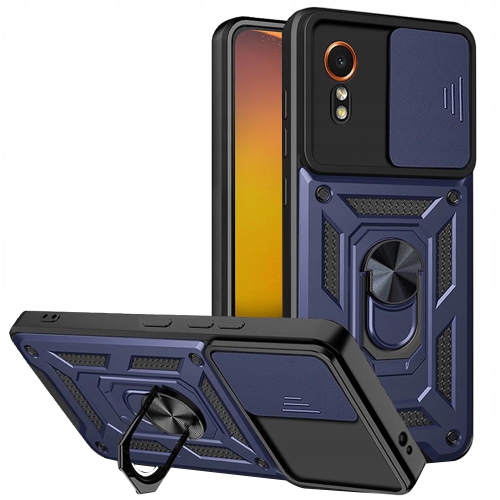 Techsuit CamShield Series Etui do Samsung Galaxy Xcover7 niebieskie