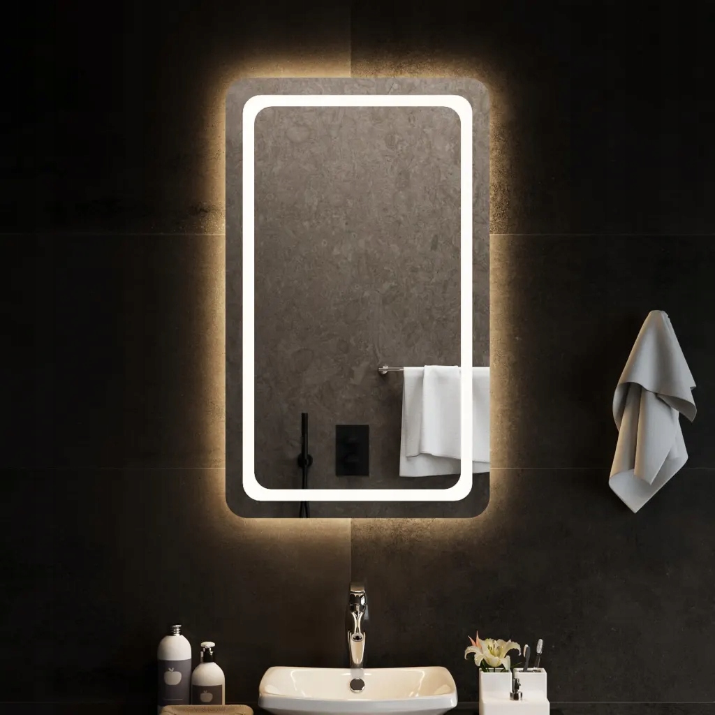 Koupelnové zrcadlo s Led osvětlením 60x100 cm Čirá 3154102